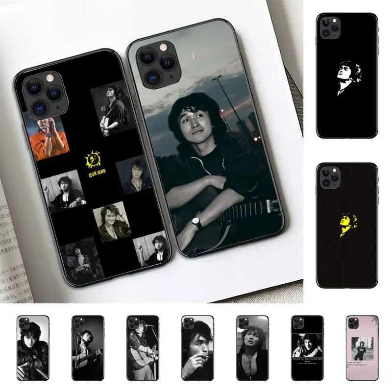 

Yinuoda Viktor Tsoi Phone Case for iPhone 11 12 13 mini pro XS MAX 8 7 6 6S Plus X 5S SE 2020 XR cover