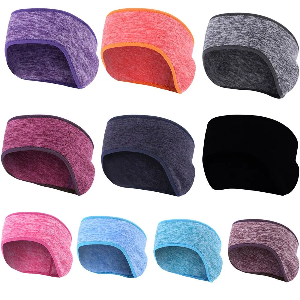 

1Pcs Headscarf Fleece Ear Cover Women Girls Hair Sweat Ear Muffs Headband Running Headband Ear Warmer Winter Sweatband