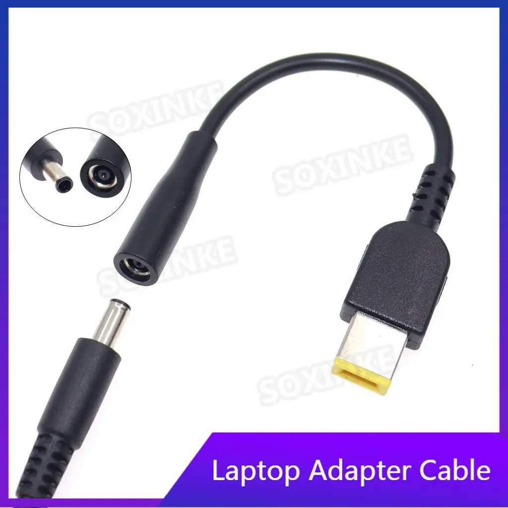 Cable Slim Tip To 4.5x 3.0 Mm Female Elbow For Lenovo Thinkp