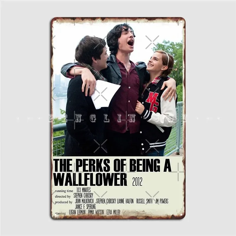 The Perks Of Being A Wallflower Альтернативное искусство Фильм Металлическая вывеска