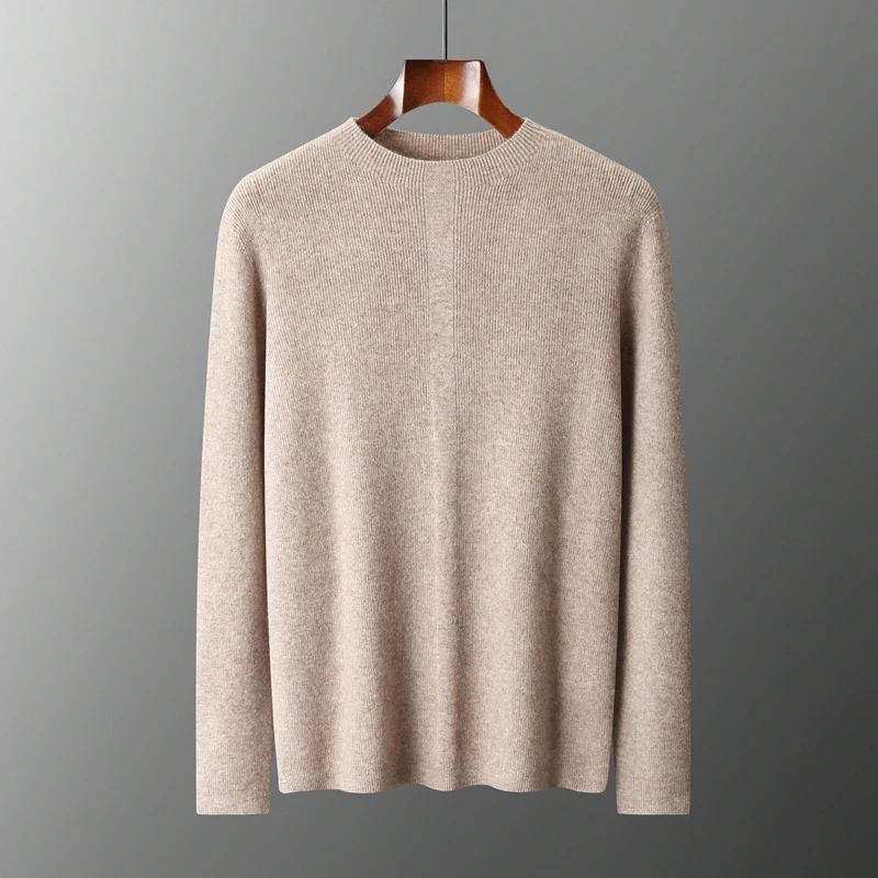 Линия одежды маленький полувысокий слиток игла осень и зима новый 100 свитер Merino