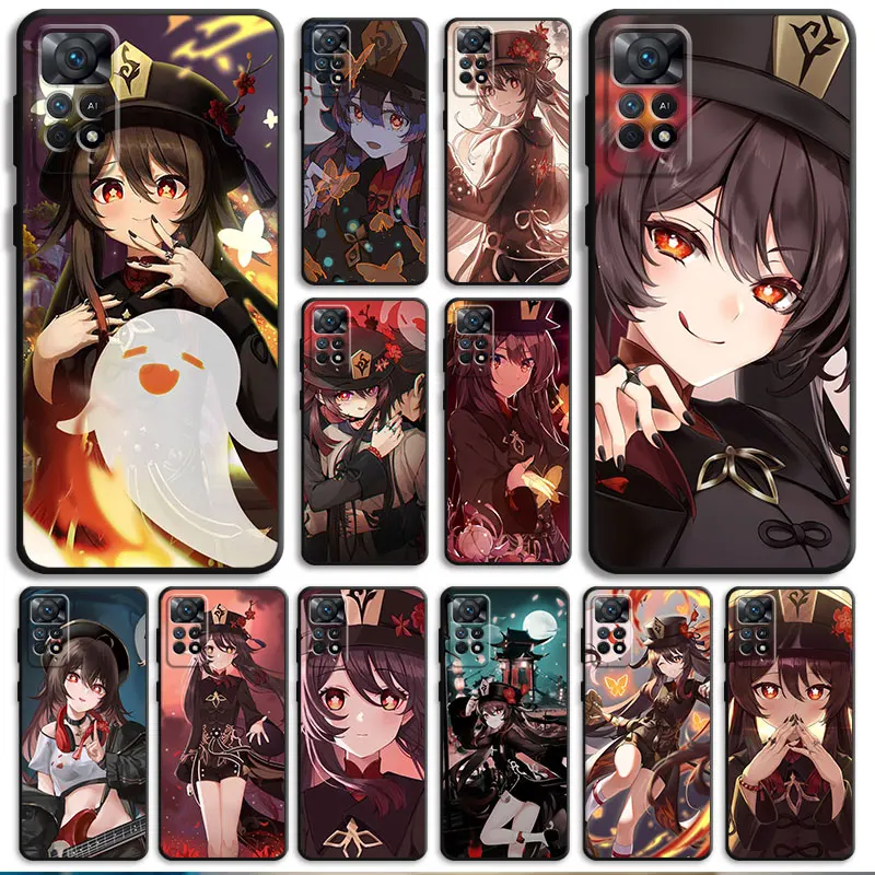 

Anti Knock Phone Case For Redmi Note A1 11 Prime 10 9 8 9T Pro Plus K40 K50i K50 12Explorer Ultra Cover Anime Genshin Impact