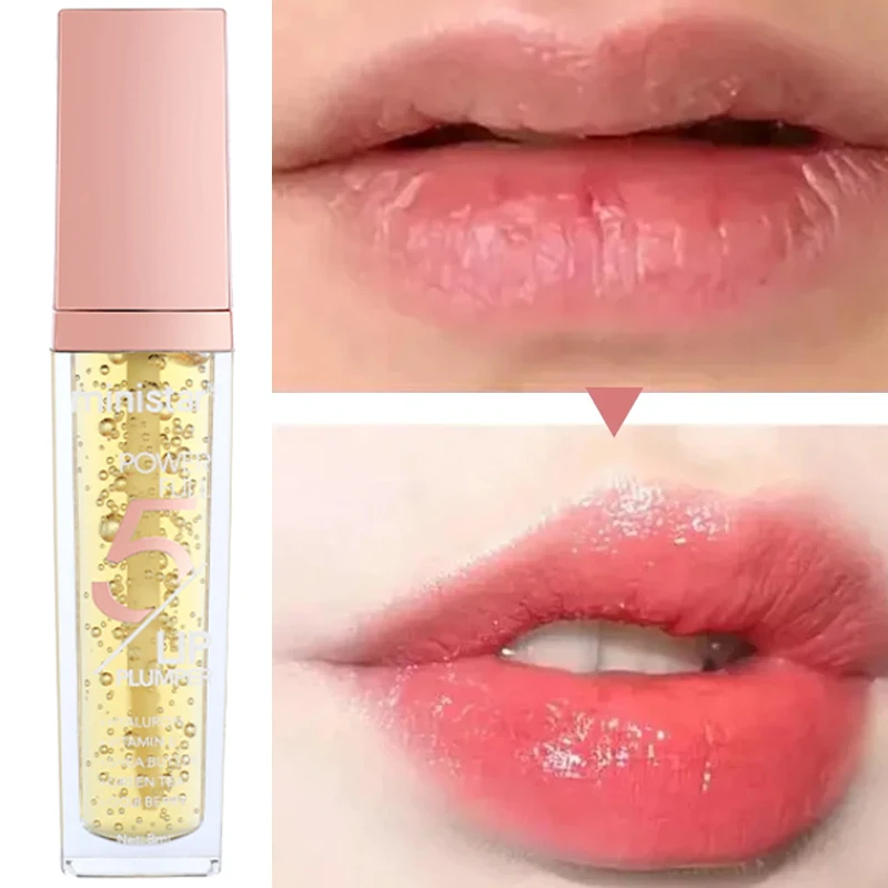 

Lip Plumper Oil Moisturizing Gloss Reduce Lip Fine Line Volumising Lipstick Long Lasting Nutritious Liquid Lip Gloss Beauty Care