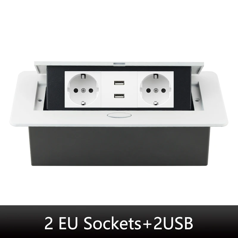 

Встраиваемая розетка ATLECTRIC с USB, белая