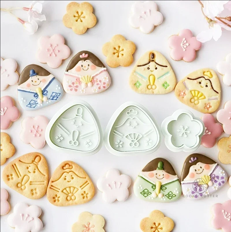 3 шт./набор штамп для печенья в японском стиле