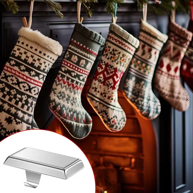 Держатели для чулок на мантии противоскользящий держатель камина металлический