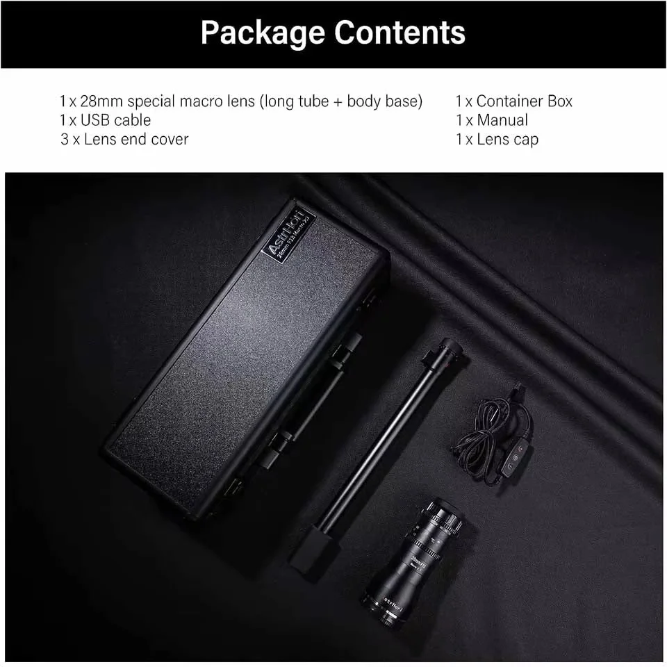 Полнокадровый зонд AstrHori 28 мм F13 для Sony E FE Nikon Z Canon EOSR Sigma L F EF PL Fuji X