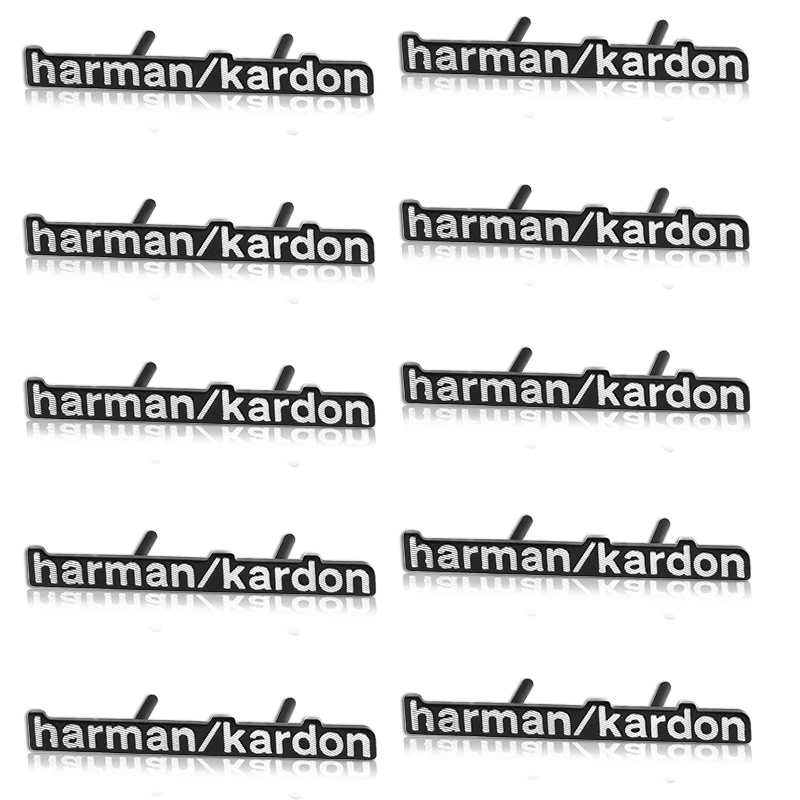 10 шт. Автомобильная аудиоколонка 3D Harman Kardon украшение-эмблема Sticker для BMW E46 E90 F30 E39