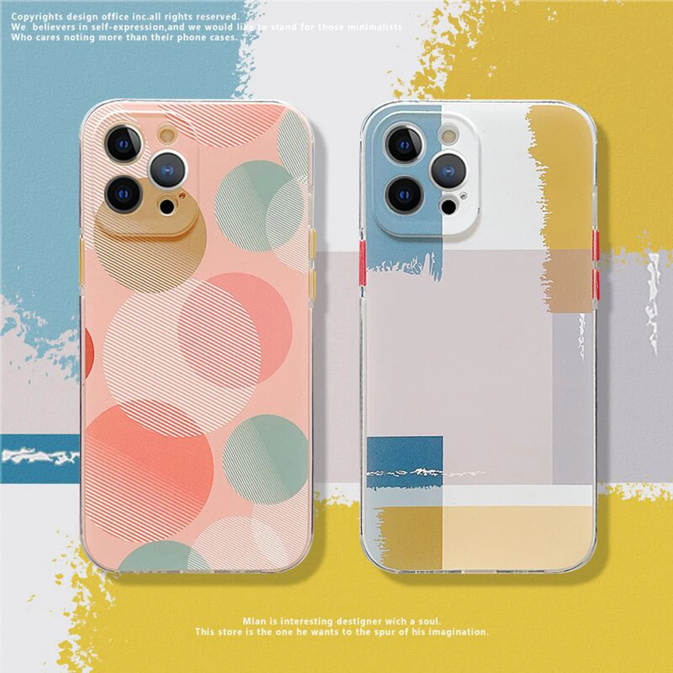 

For iPhone 11 Case color Style Soft TPU Camera Protective Cover For iPhone 12 13 Pro Max Mini XR XS Max X 7 8 Plus SE 2020 Case