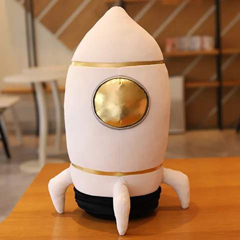 Астронавт и космический корабль, плюшевая игрушка, научная фантастика, мягкая кукла, креативные игрушки, подарок для детей на день рождения, украшение для дома