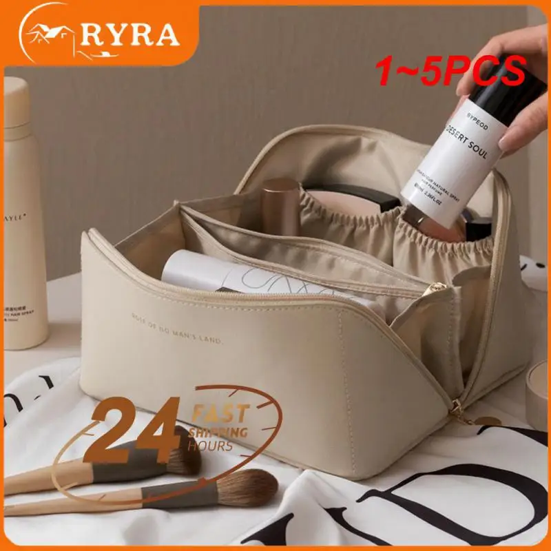 

1~5PCS Cosmetic Bag Large Capacity Travel Cosmetic Bag Multifunction Cosmetic Bag Women Toiletry Make Up Bag Storage Makeup