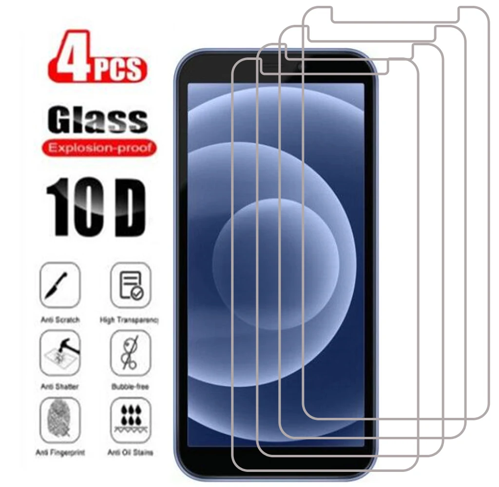 

4Pcs Tempered Glass For DEXP A455 Glass Screen Protector 2.5D 9H Tempered Glass For DEXP A455 Protective Film