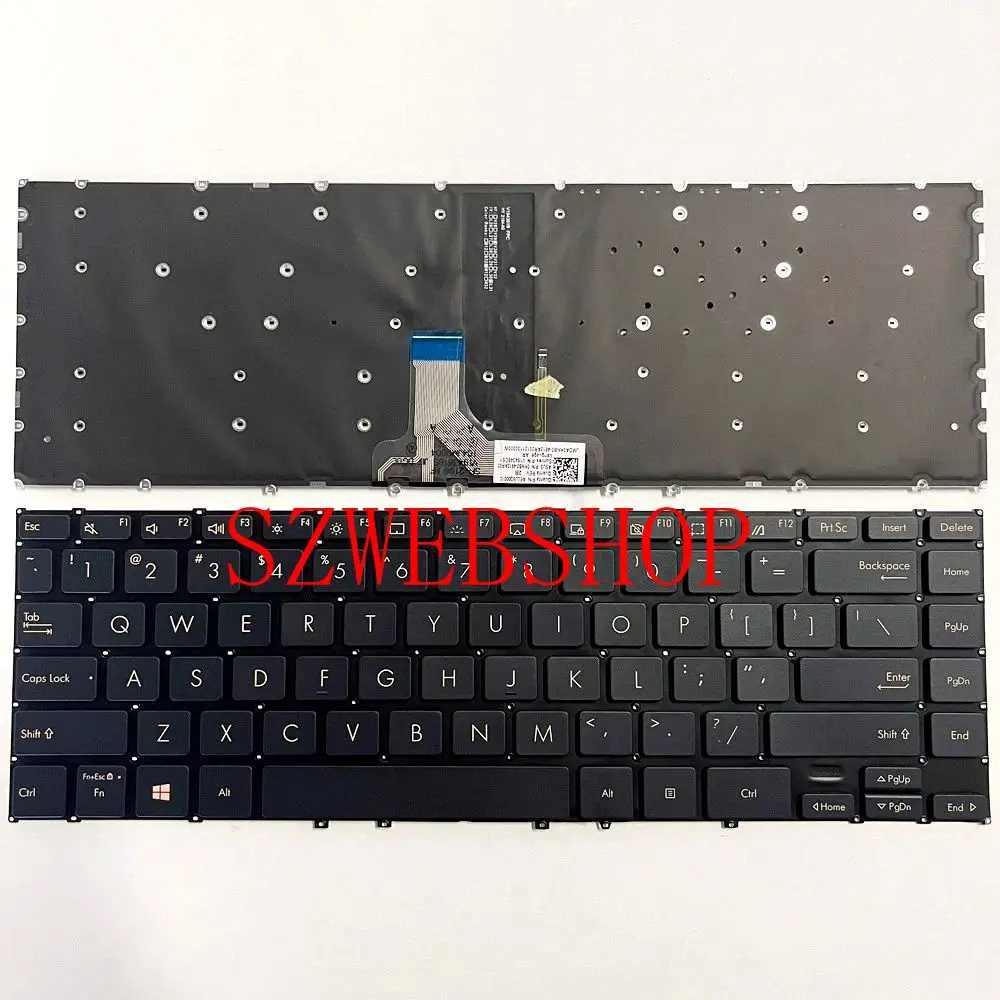 Новый ноутбук для Asus ZenBook UX363 UX363E UX363J UX363EA UX363JA UX371EA UXF3000 клавиатура США (art.: 3920d105fa014) - 3920d105fa014