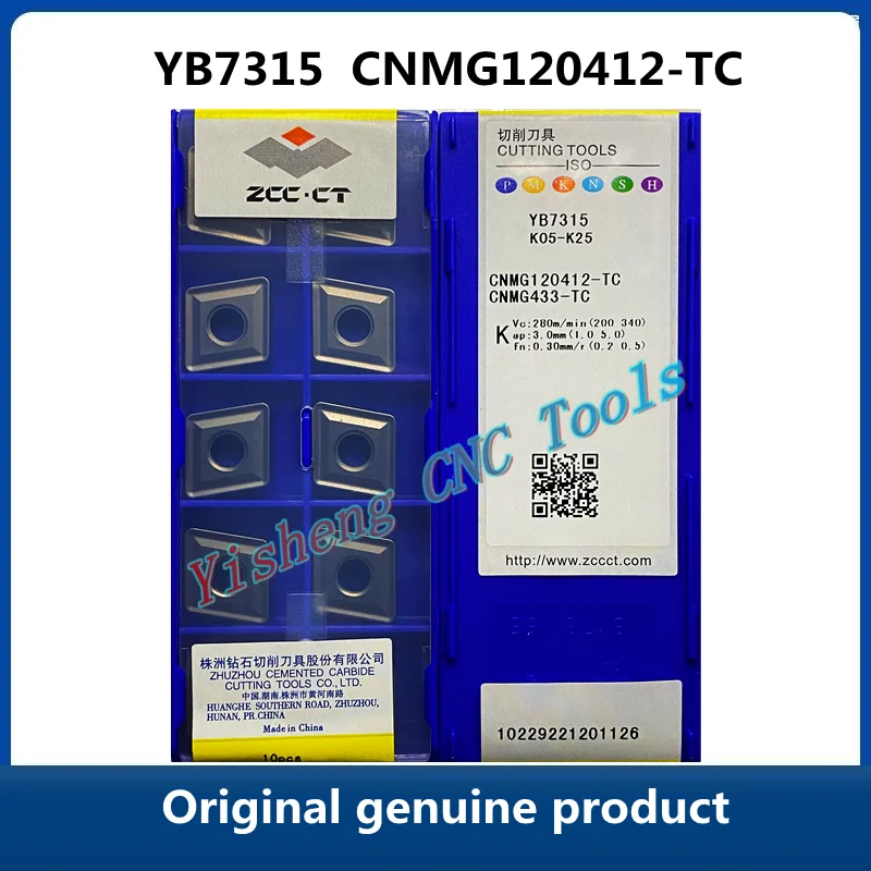 

Original genuine product ZCC CT CNMG YBD152C CNMG120412-TC YB7315 CNMG120412 CNC Turning Tool Lathe Cutter Tools