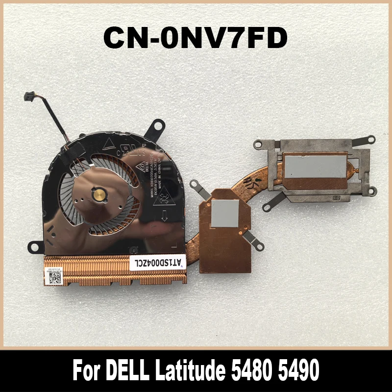 Новый оригинальный 0NV7FD для DELL Latitude 5480 5490 охлаждающий вентилятор ноутбука
