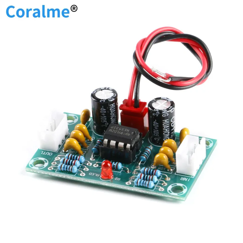 

XH-A902 Audio Operational Preamplifier Board Module NE5532 Amplifier Front Panel Digital Tone Board Wide Voltage
