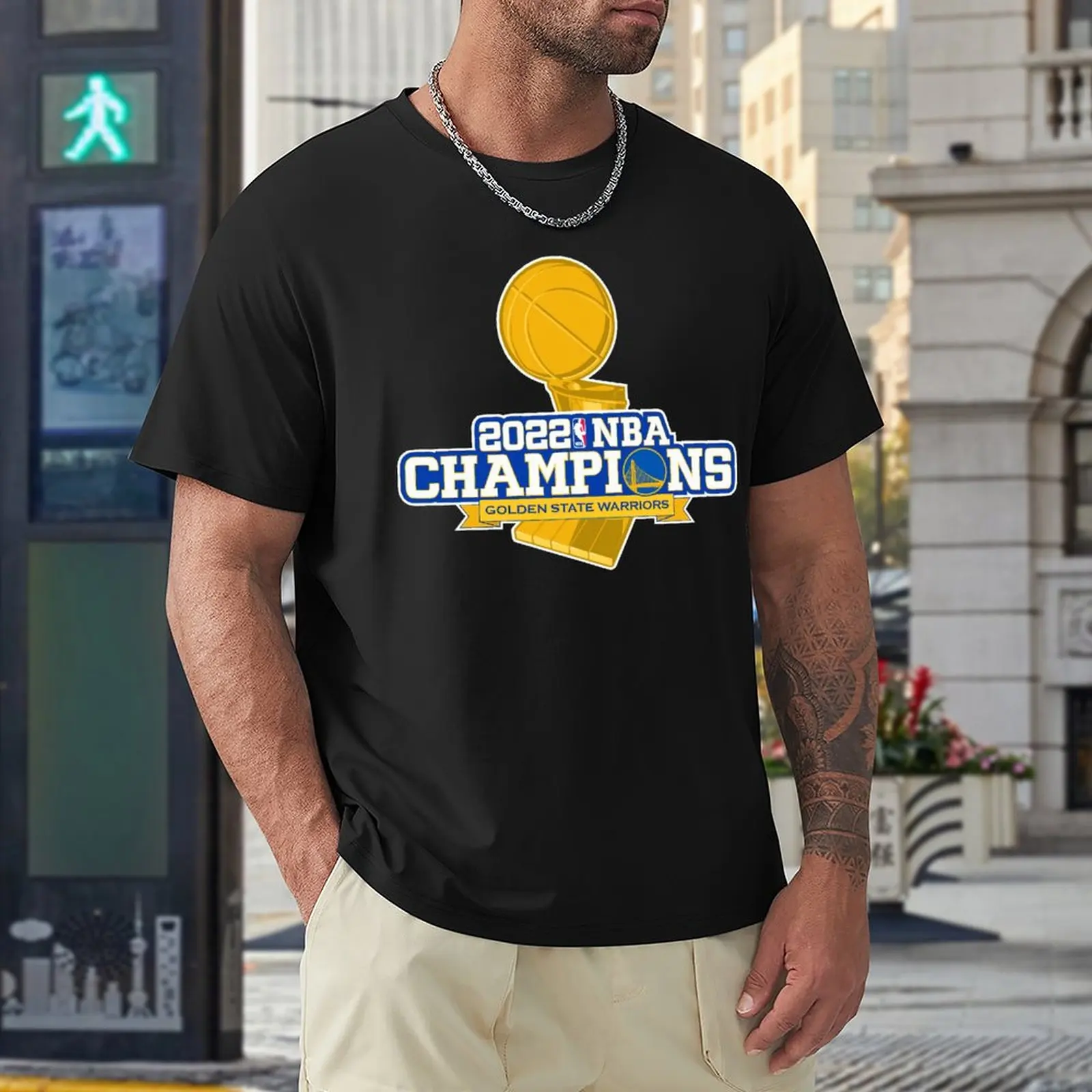 2022 America Basketball Champions Golden State Warriors  T Shirts Men Shirt Fashion Clothes Graphics Sweatshirt 100% Cotton TShi