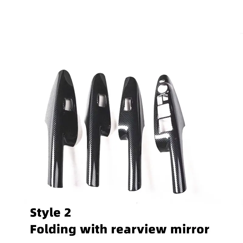 Углеродное волокно Abs Автомобильная шестеренка панель стеклоподъемник