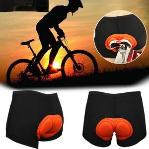 Imported 2022 Unisex Black Bicycle Cycling Shorts Solid Cosplay Comfortable Underwear Sponge Gel 3D Padded Bi