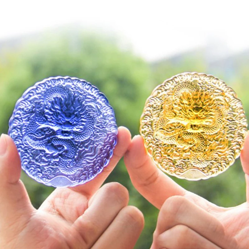 Хрустальная Фигурка Мантры King Dragon Mandalha Шестисимвол Счастья Bravery Ювелирные