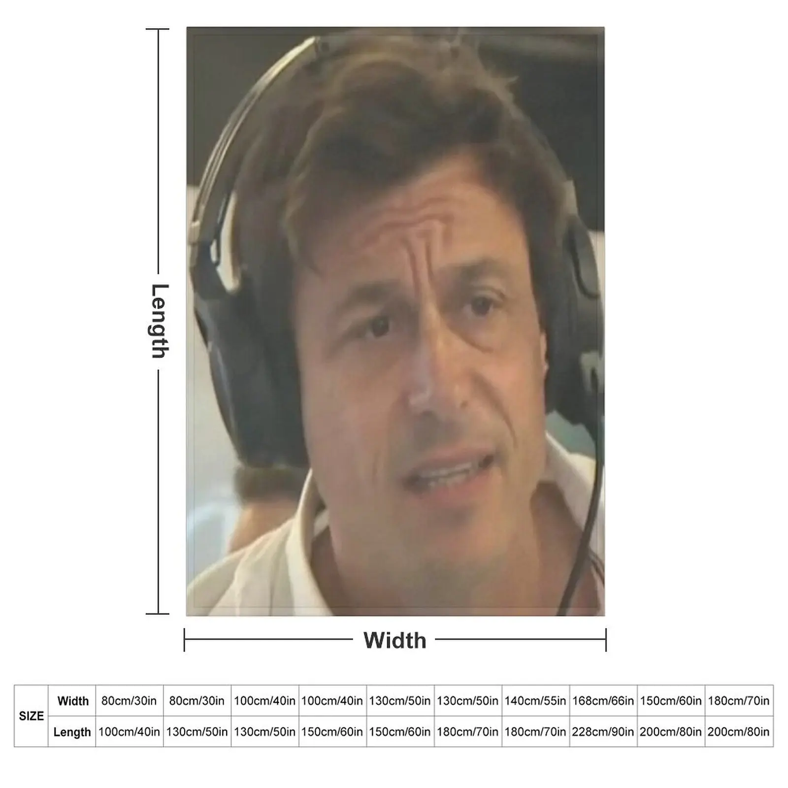 Одеяло Confused Toto Wolff одеяло многофункциональные одеяла