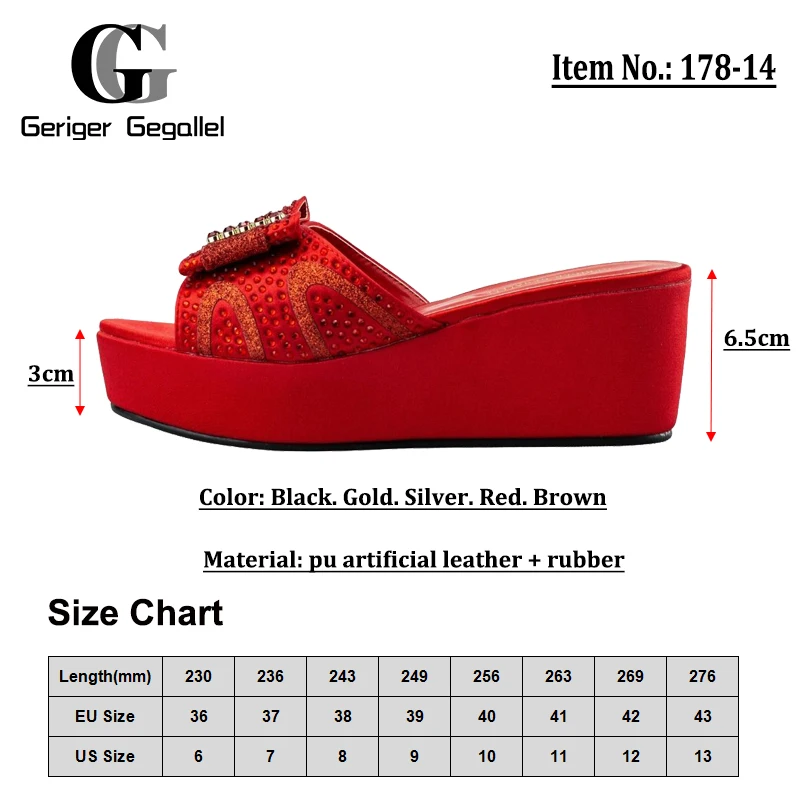 Fashion Bowknot Cute Women Shoes Female Slides Summer Footwear Ladies Wedge Heels Shoes for Woman Party Fashion Mules Sandals