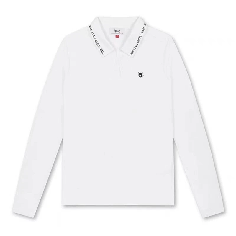

Waac Golf Polo Shirt Women Long Sleeve T-shirt 2023 Summer Lapel Thin Simple Women Golf Top Outdoor