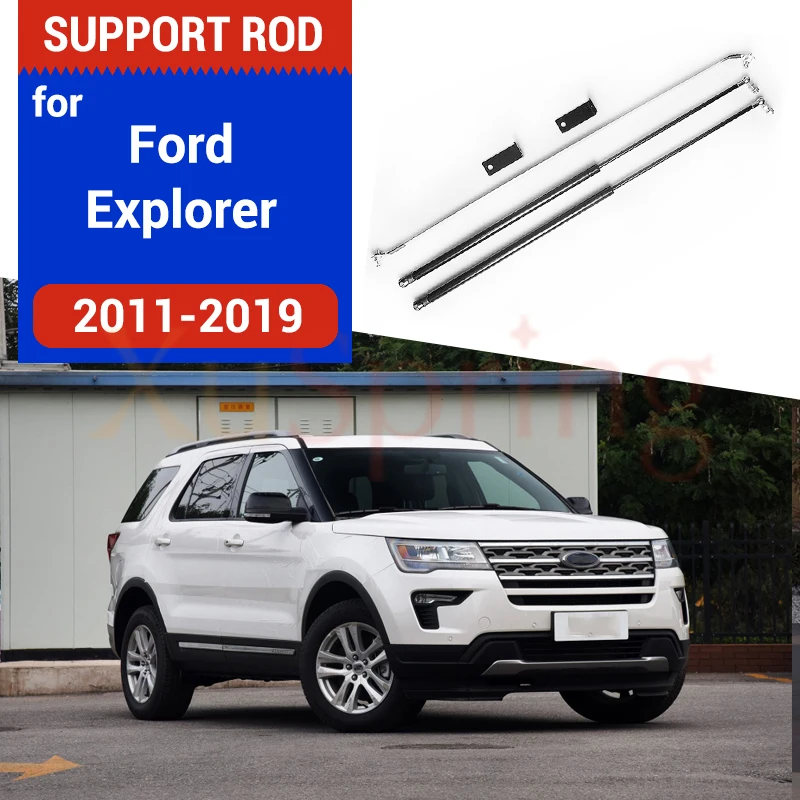 

Car Refit Bonnet Hood Gas Shock Buffer Lift Strut Bars Support Rod For Ford Explorer 2011-2023 U502 Car-styling