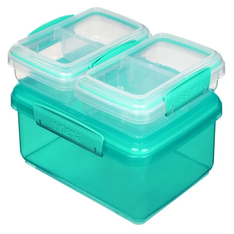 

Klip It 9.7 Cup Plastic Food Storage Container, Set of 3