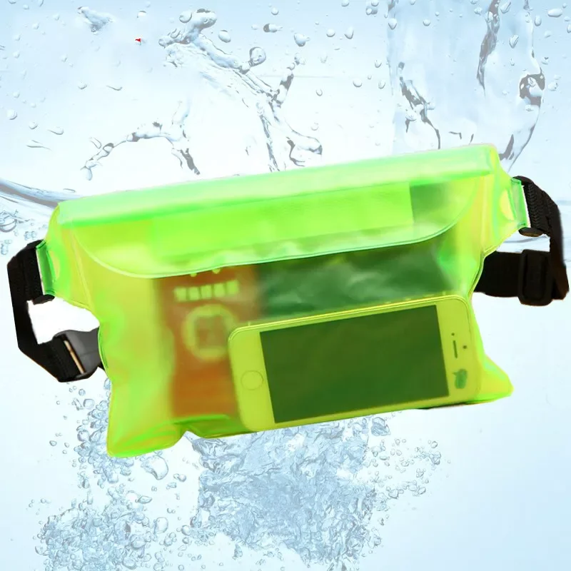 

Hot 3 Layers Waterproof Sealing Drift Diving Swimming Waist Bag Skiing Snowboard Underwater Dry Shoulder Bag for Phone