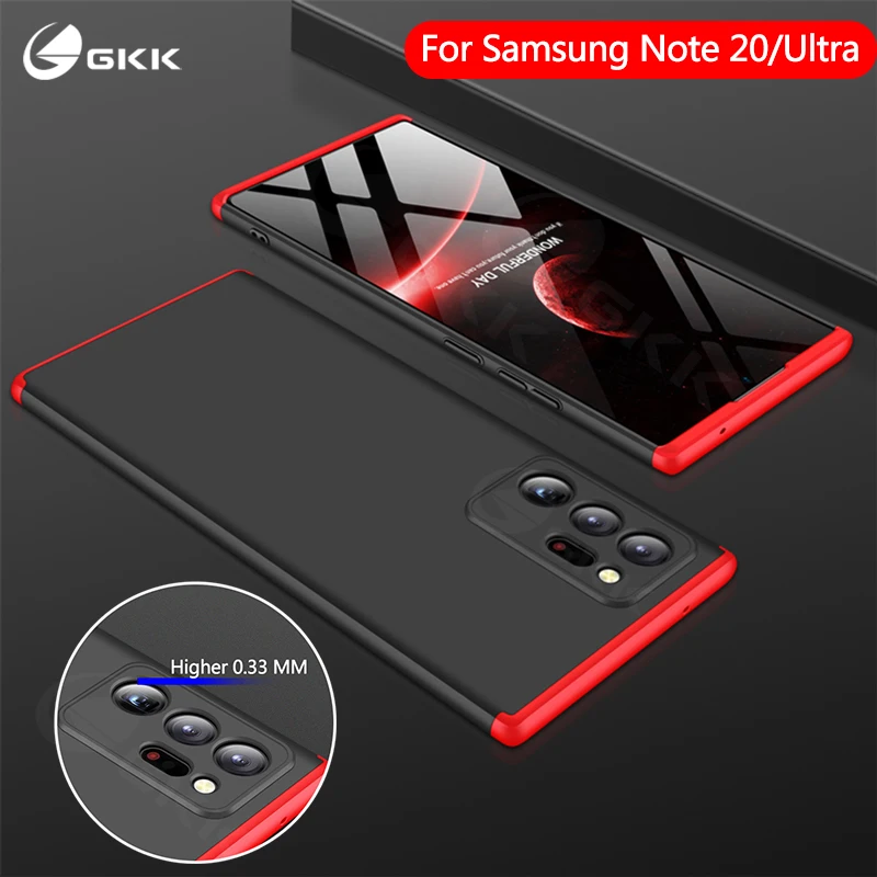

Чехол GKK с полной защитой 360 градусов для Samsung Galaxy Note 20, ультратонкий противоударный чехол с защитой от отпечатков пальцев для Samsung Note 20 Ultra