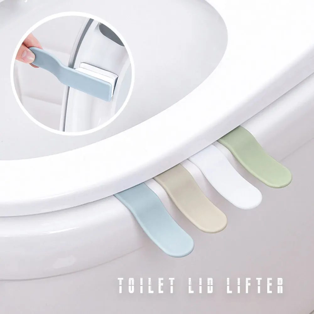 

Portable Foldable Toilet Seat Cover Lifter Sanitary Closestool Cover Lift Handle For Travel Home Bathroom Toilet Accessories