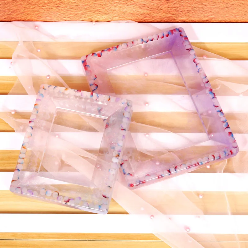 Прямоугольная квадратная фоторамка сделай сам силиконовая форма хрустальная