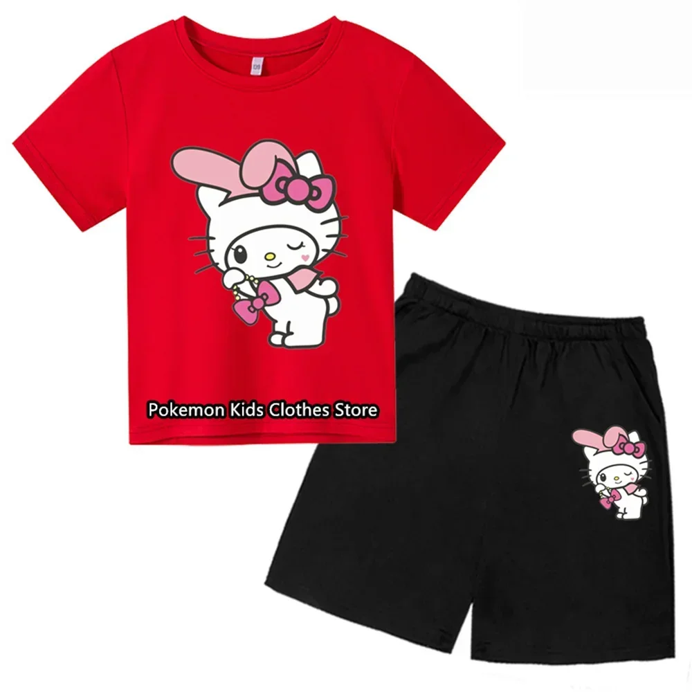 Футболка и шорты для мальчиков девочек с принтом