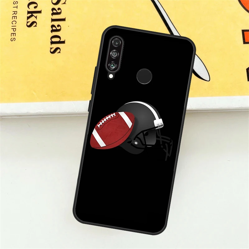 Чехол для американского футбола Huawei P30 P20 P40 Lite Nova 11 Pro 9 10 SE 5T 3i 7i 11i Y60 Y70 Y90 Y61 Y91 Cover