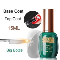 15ml nail gel topbase coat nail gel uv gel nail art top gel no wipe long lasting soak off uv nail gel polish maniucre art tool