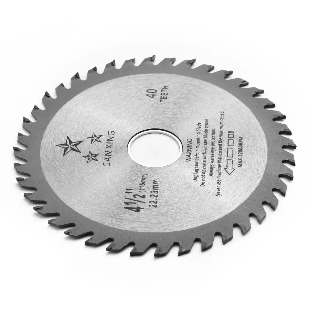 

Cutter Carving 4.5 inch 40Teeth Saw Blade Disc Angle Grinder 115mm Ultra Circular Sawing Wood Cutting Round Kit