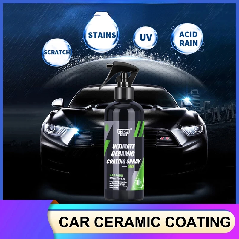 

Ceramic Coating For Auto Paint Crystal Wax Spray Nano Hydrophobic Liquid Polymer Oleophobic Anti Rain Car Care,Cleaning Products