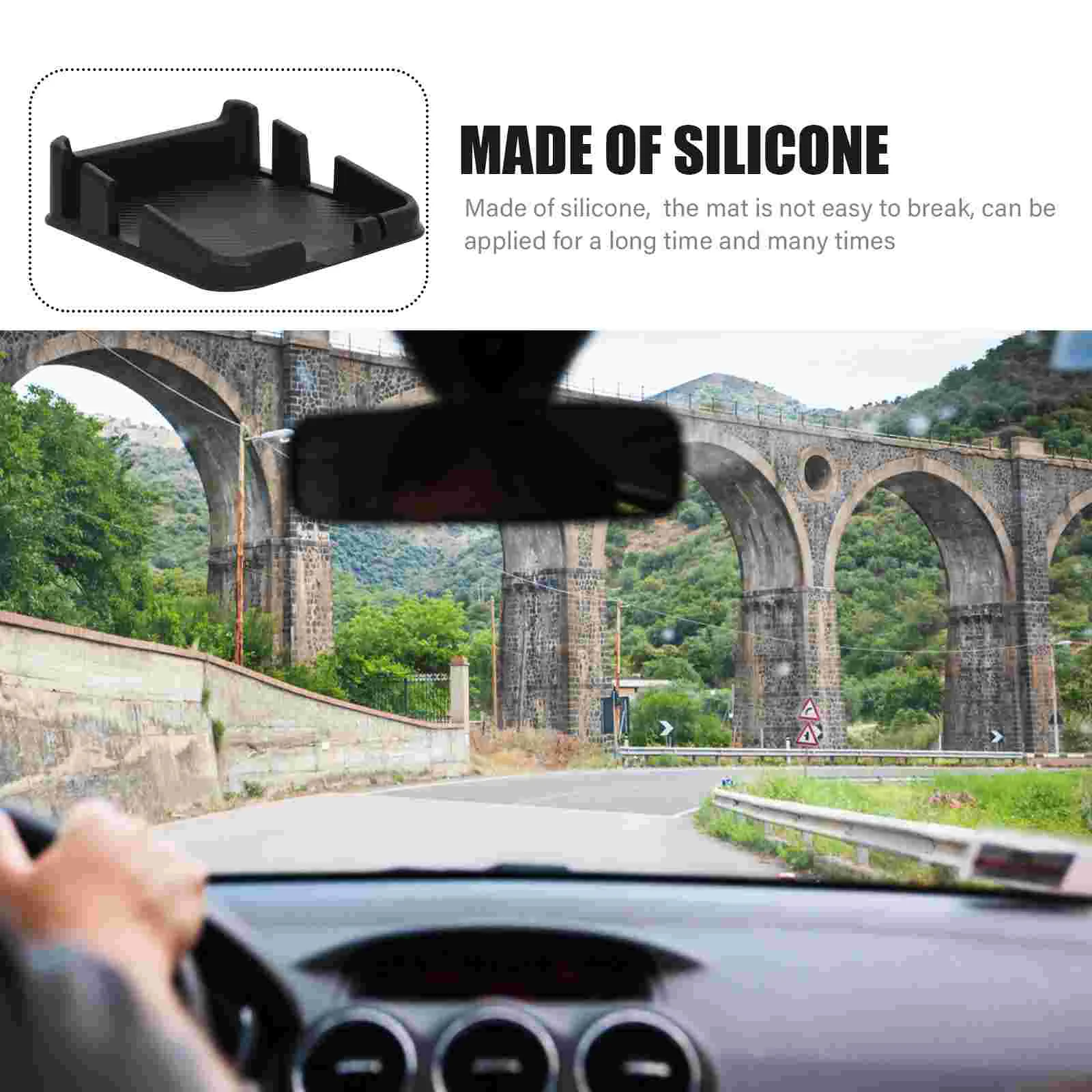 Автомобильный коврик для телефона нескользящий мобильный телефон поддержка