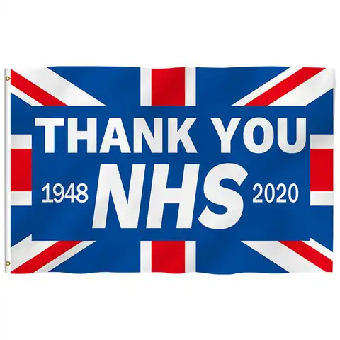 Баннерная гирлянда NHS 90x150 см NHS баннер Thank 2020 поддержка s флаг NHS поддержка You Love набор уличных флагов флаг для крепления
