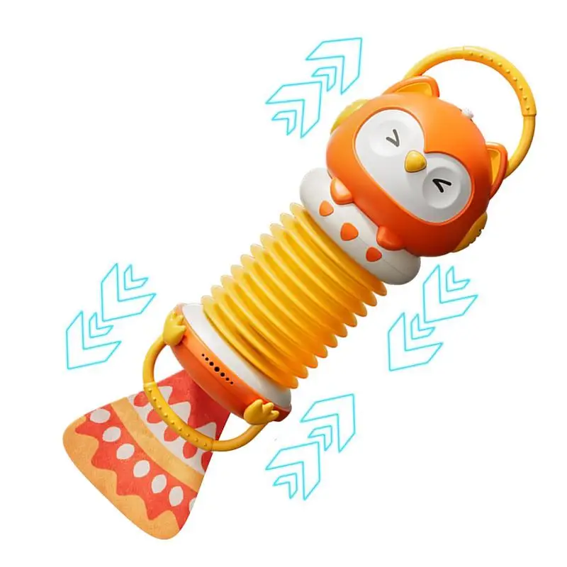 

Accordion Toy Cute Owl Shape Accordion Story Toys Funny Sound Montessori Enlightenment Musical Instruments For Kids Children