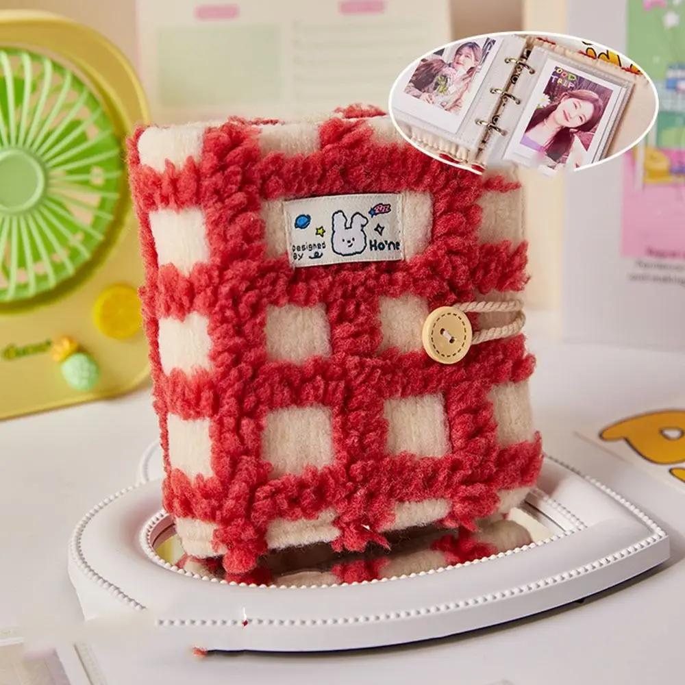 Плюшевый фотоальбом с отрывными листами переплет INS 3-дюймовая коллекция