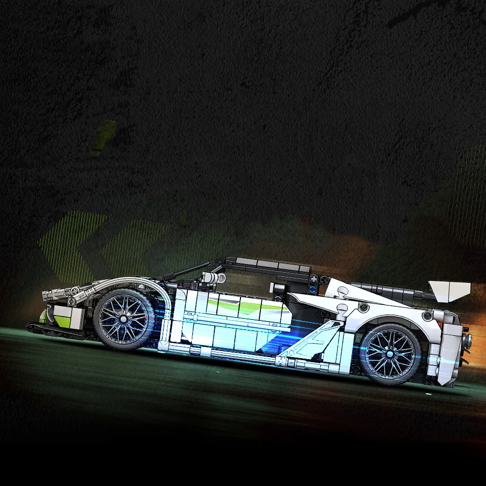 Технический масштаб 1:14 супер спортивный автомобиль Jesko строительный блок 2 4 ГГц с