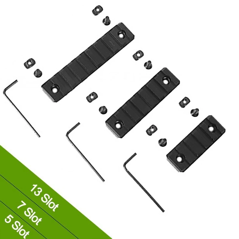 

Уличная тактическая рельсовая полоса из алюминиевого сплава прочная ручка 20 мм 5 + 7 + 13 слотов/комплект переходник для сегмента Пикатинни ре...