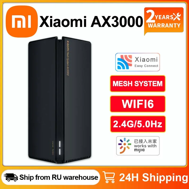 Оригинальный роутер Xiaomi AX3000 усилитель сигнала ретранслятор удлинитель