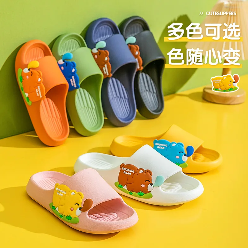 

New couple cartoon sandals in summer women wear indoor thick soft bottom anti-skid wear-resistant fashion Women slippers summer