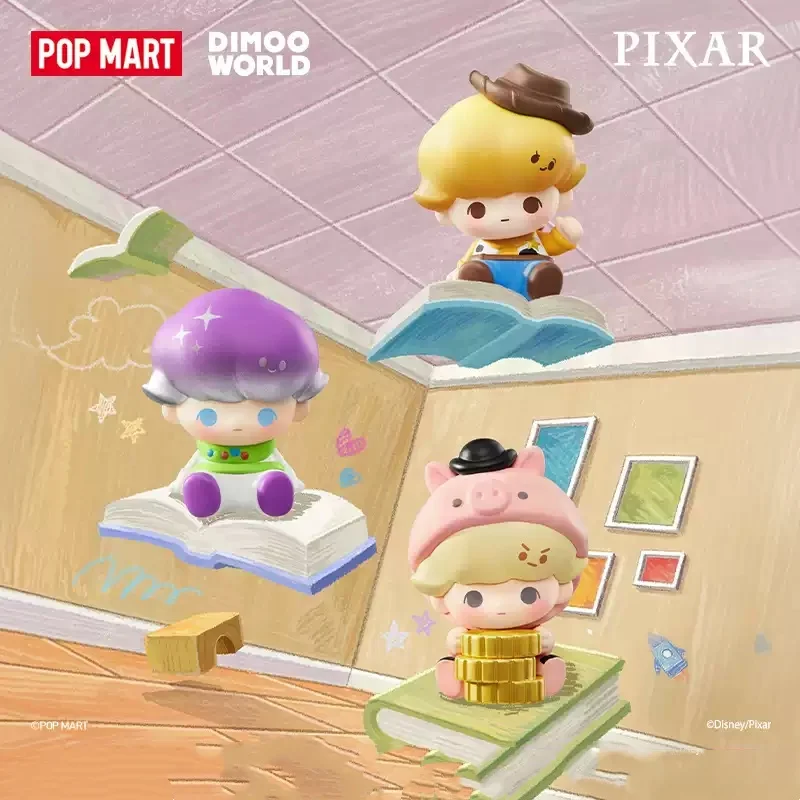 POPMART POP BEAN DIMOO WORLD PIXAR Series: Мини-фигурки в слепых коробках, наборы-сюрпризы, настольные украшения, игрушки-сюрпризы, аниме-фигурки, милые коллекционные фигурки (art.: 3920dc1684751) - 3920dc1684751