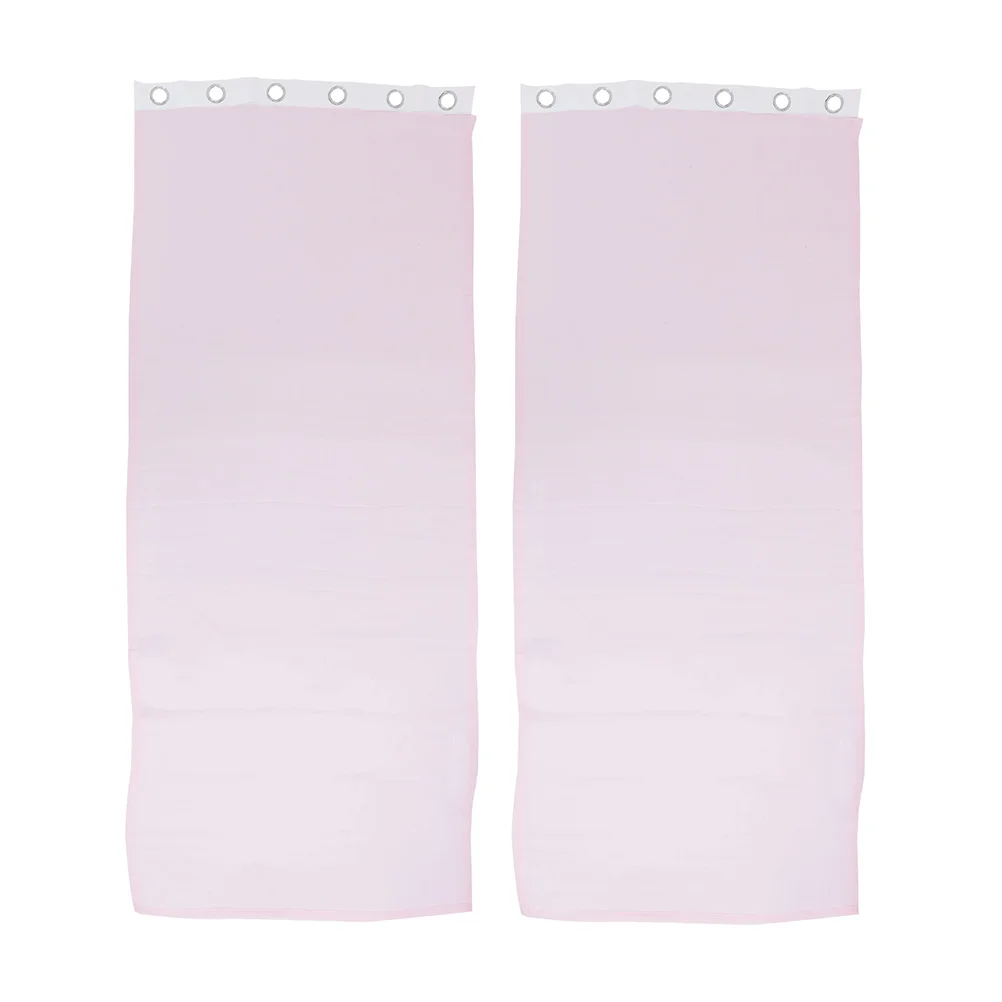 2pcs Window Voile Ornaments Window Curtains Home Fashion Curtains