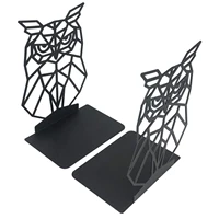 black owl bookends decorative bookends for shelves book end to hold books heavy duty black non skid bookend book holder stopper