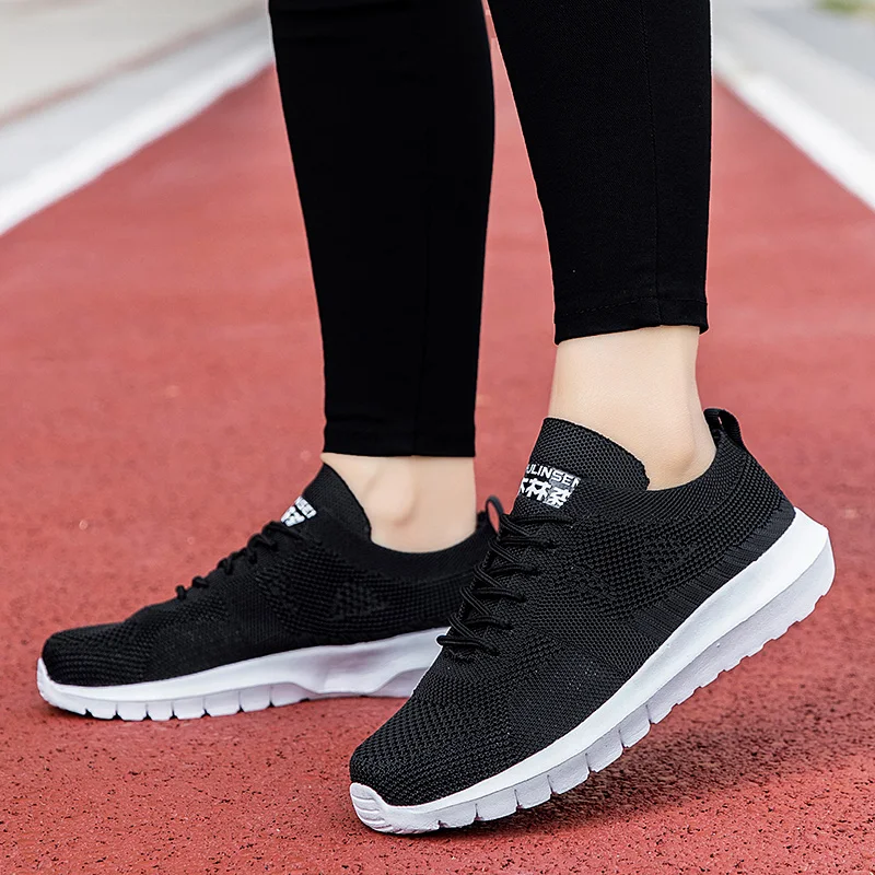 Летние женские повседневные кроссовки на плоской подошве спортивная обувь с